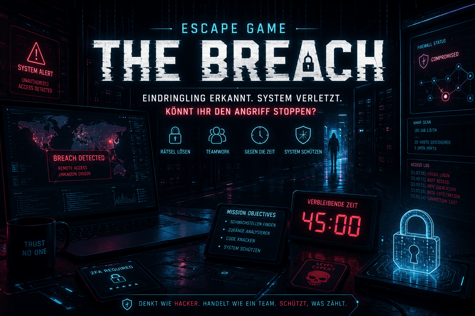 THE BREACH — Cybersecurity Escape Room